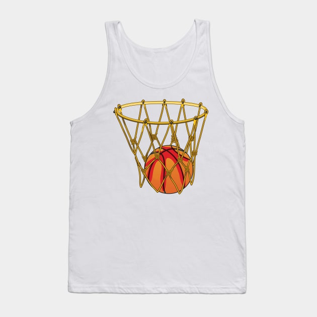 Basketball Hoop Tank Top by nickemporium1